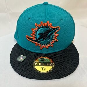 Men's New Era Aqua/Black Miami Dolphins 2021